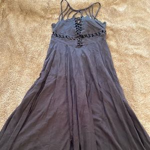 Free People Black Maxi Dress; Size Small